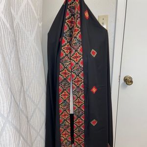 Pakistani Dupatta Black Shawl for women New Scarf Hijab Full Size